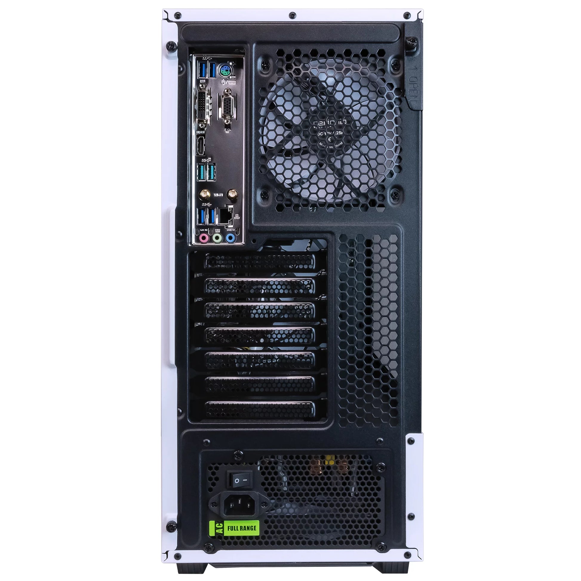 Dark Castle Prebuilt Gaming PC | AMD Ryzen 7 5700G CPU (4.6Ghz Turbo) | Radeon Vega 8 Igpu (4GB) | 1TB M.2 Nvme SSD Storage | 16GB DDR4 RAM | Windows 11 Computer | 5G-Wifi + BT