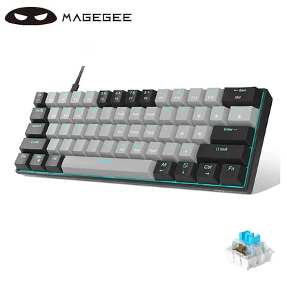 60% Customized Wired Mechanical Keyboard, STAR61 Gaming Keyboard, Laptop Office Keyboard