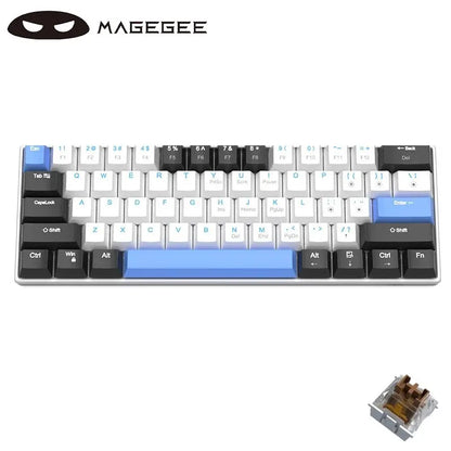 60% Customized Wired Mechanical Keyboard, STAR61 Gaming Keyboard, Laptop Office Keyboard